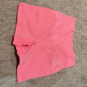 Bo + Tee heathered hot pink cycle shorts